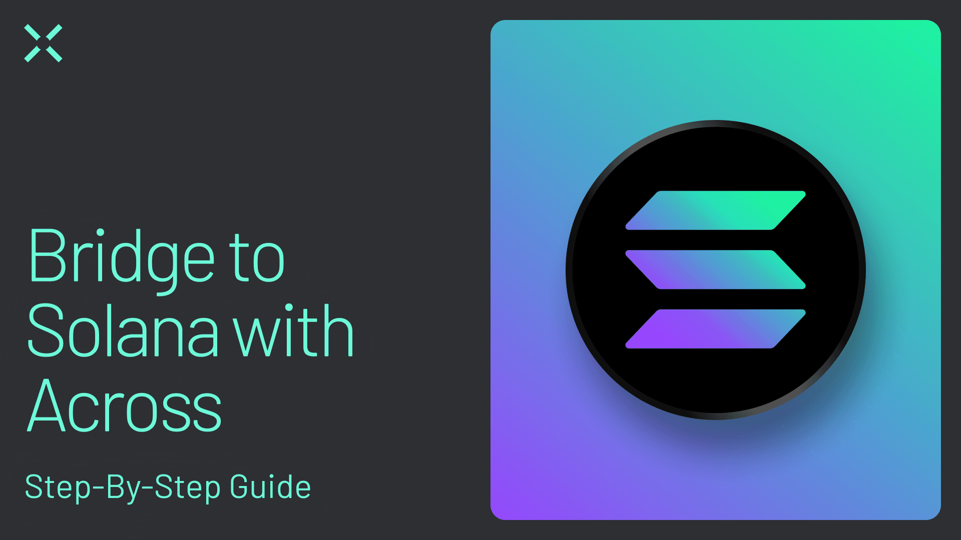 Solana Bridge (Hero Image) Bridge USDC to Solana in seconds with Across. This step-by-step guide shows you how to bridge USDC between Solana and EVM chains—quick, cheap, and secure.